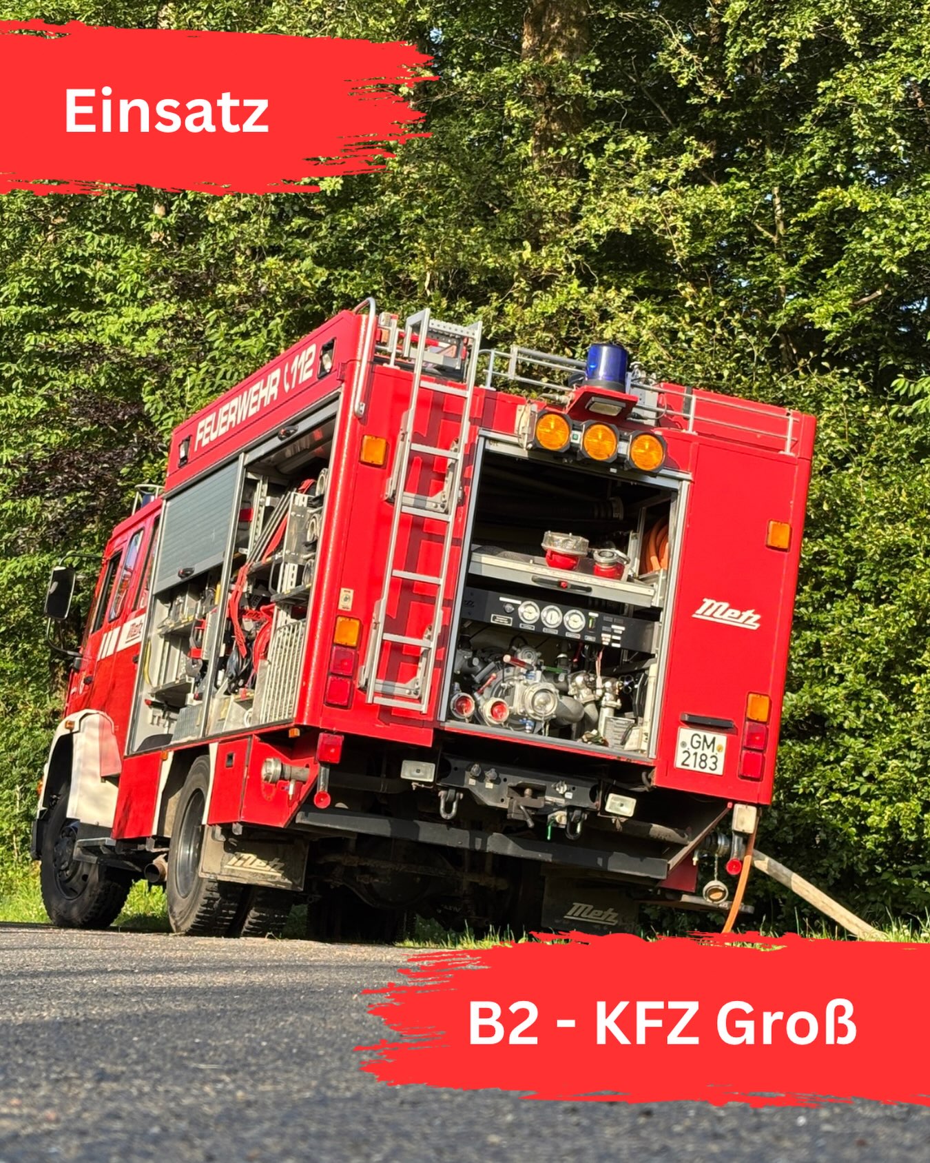 EINSATZ #28/2026

🗓️ 14.07.2026 um 05:30 Uhr
📟 B2. Brand KFZ groß
🗺️ A4 -> Fahrtrichtung Olpe

🚒 Löschgruppe Nosbach
🚒 Löschzug Eckenhagen-Hespert
🚒 GWA Reichshof
🚒 Ldf Reichshof
🚓 Polizei

Hinweis: Bilder werden ausschließlich von uns gefertigt, wenn keine Gefahren mehr bestehen und die Einsatzsituation es zulässt. 

#einsatz #feuerwehreinsatz #feuerwehr #ehrenamt wirfüreuch