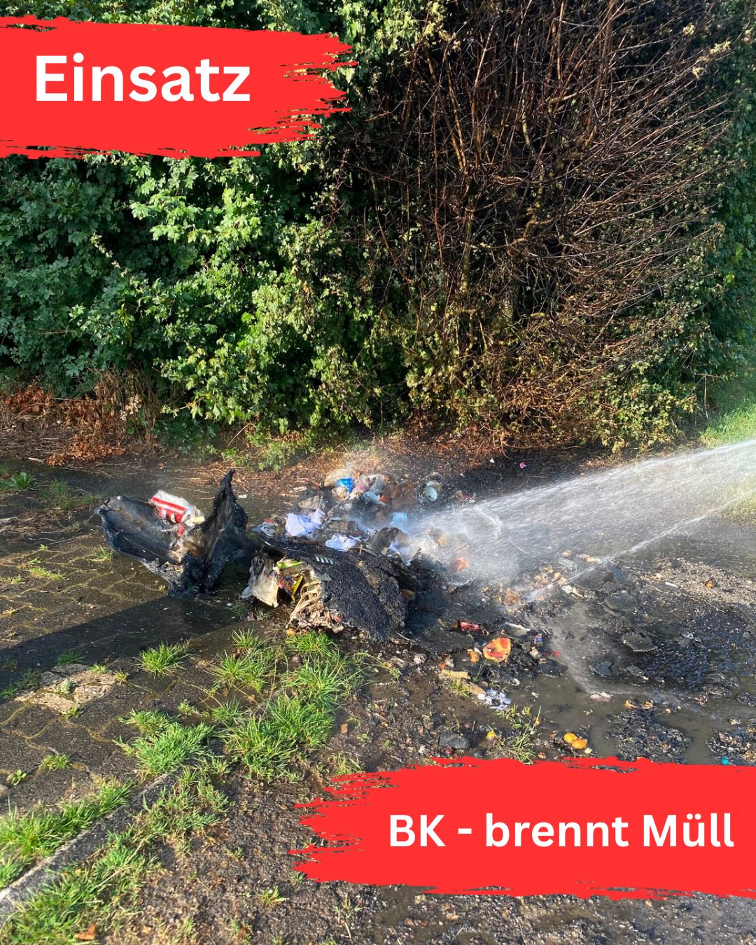 EINSATZ #32/2026

🗓️ 02.08.2026 um 07:50 Uhr
📟 Bk - Brennt Müll
🗺️ Odenspiel 

🚒 Löschgruppe Nosbach
🚒 Löschgruppe Odenspiel

Hinweis: Bilder werden ausschließlich von uns gefertigt, wenn keine Gefahren mehr bestehen und die Einsatzsituation es zulässt. 

#einsatz #feuerwehreinsatz #feuerwehr #ehrenamt wirfüreuch