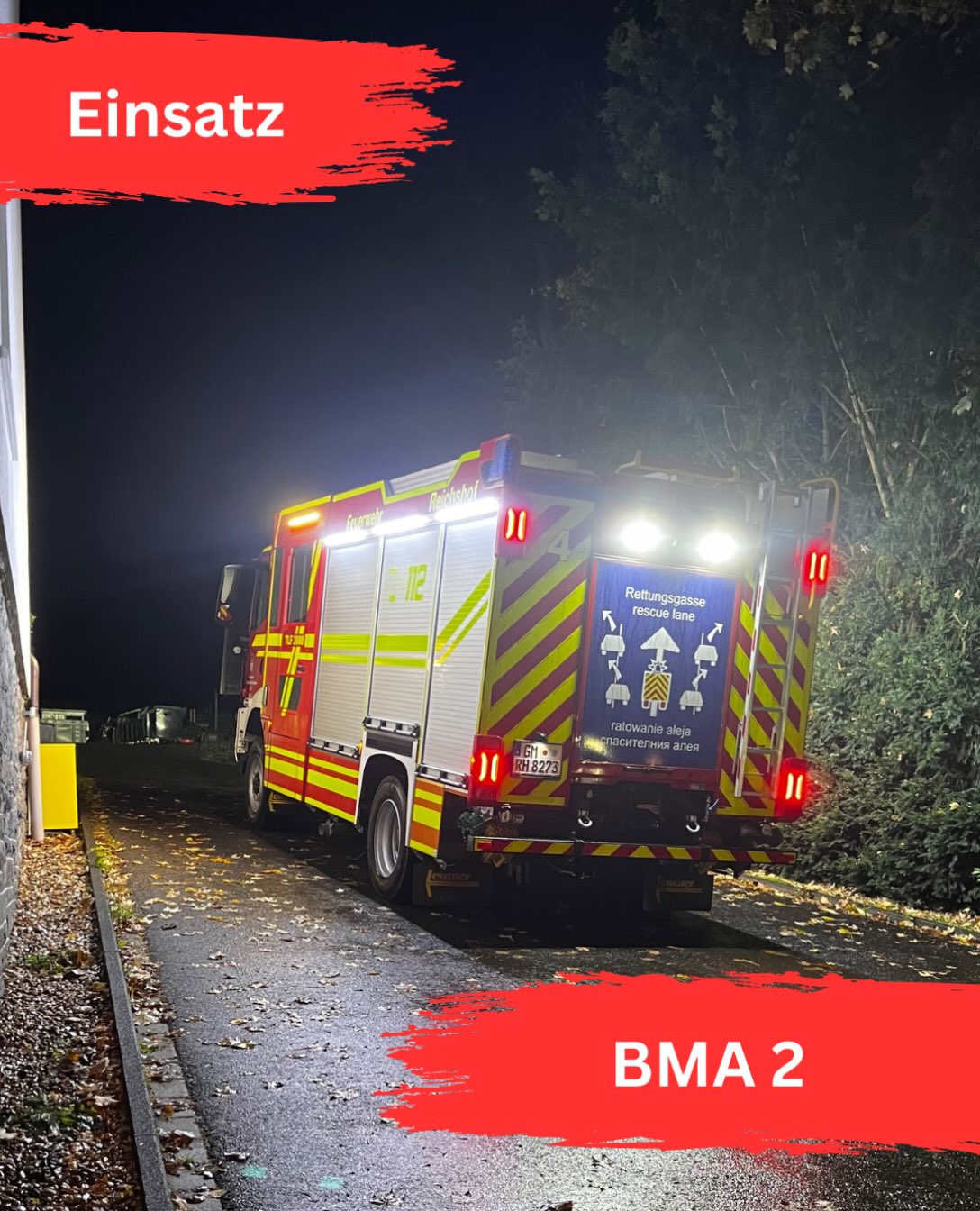 EINSATZ #37/2026

🗓️ 23.10.2026 um 02:17 Uhr
📟 BMA2
🗺️ Wildbergerhütte

🚒 Löschgruppe Nosbach
🚒 Löschgruppe Odenspiel

Hinweis: Bilder werden ausschließlich von uns gefertigt, wenn keine Gefahren mehr bestehen und die Einsatzsituation es zulässt. 

#einsatz #feuerwehreinsatz #feuerwehr #ehrenamt wirfüreuch